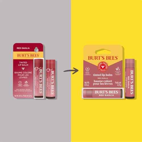 Burt's Bees Tinted Lip Balm Red Dahlia Blister 0.15oz