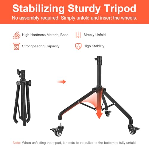 Adjustable Height Salon Tray Cart on Wheels with Storage