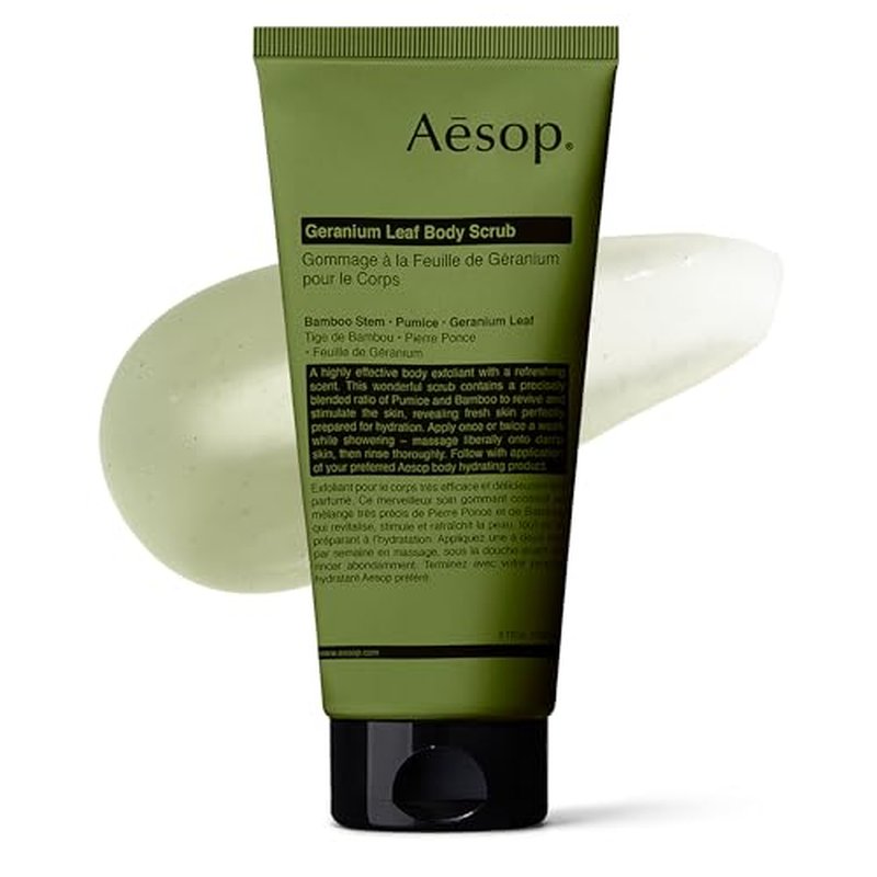 Aesop Geranium Leaf Body Scrub - Exfoliating Polish for Smooth Skin