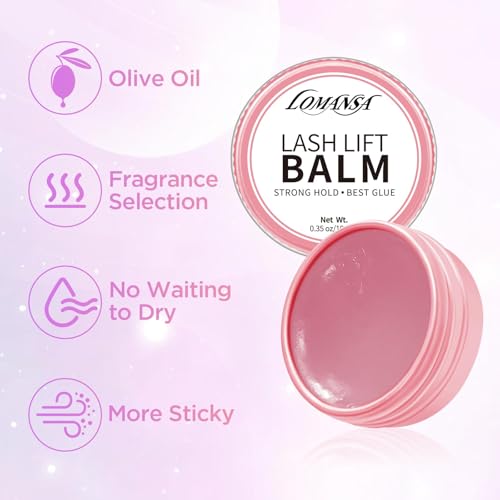 Lash Lift Glue Balm 10g - Rose Scented Lash Perm Adhesive