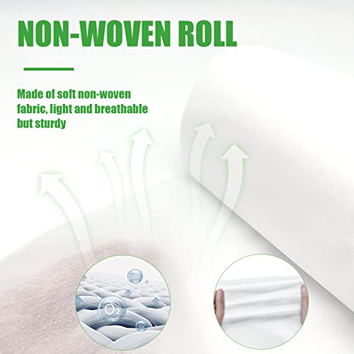 Disposable Non-Woven Bed Sheet Roll 31" x 70" - 50 Sheets