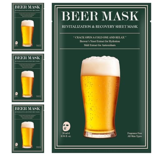 Birthday Bachelor Party Groomsmen Gift for Men: Husband Boyfriend Brother Dad Groom Bestman Wedding Favor Funny Skincare Hydrating Refreshing Sheet Mask