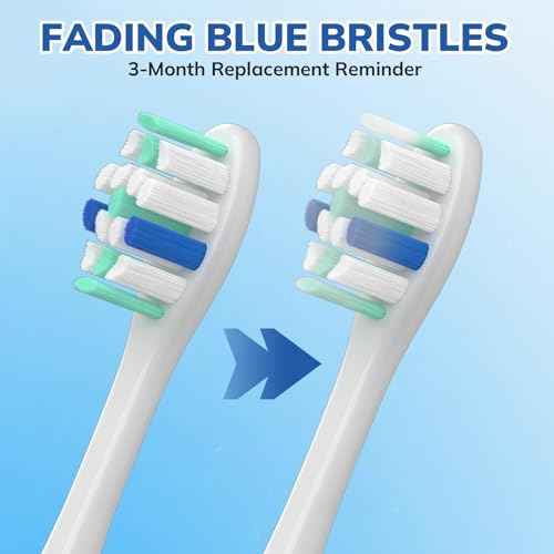 Replacement Toothbrush Heads for Philips Sonicare Replacement Heads, Electric Replacement Brush Head Compatible with Phillips Sonicare Electric Toothbrushes, 16 Pack