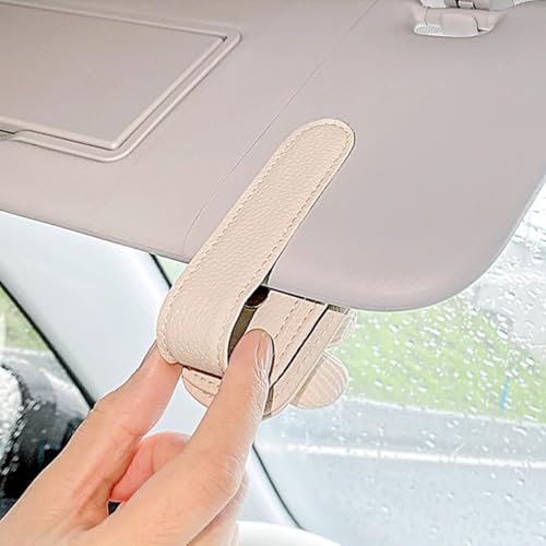 Flower Sunglass Holder for Car Visor – Stylish Eyeglass Organizer