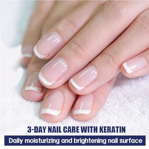 Keratin Nail Care Oil - Plant-Based Strengthening Treatment (3 Pack)