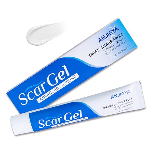Silicone Scar Gel Advanced Scar Cream for Old & New Scars, Fades C-Section, Keloids, Stretch Marks, Burns, Surgeon Recommended Scar Repair
