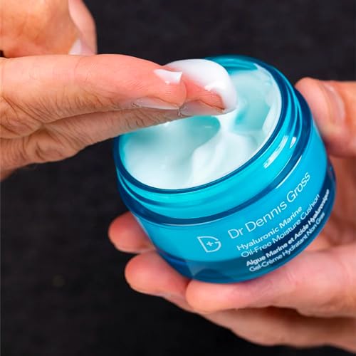 Dr Dennis Gross Hyaluronic Marine Oil-Free Moisture Cushion: for Dull, Dehydrated or Dry Skin, 2 fl oz