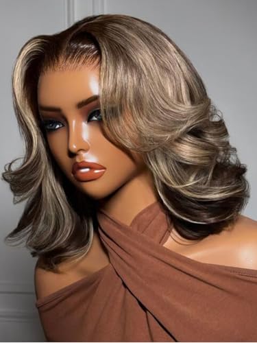 UNICE 13x4 Lace Front Bob Wig Human Hair Glueless 10"