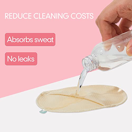 Reusable Underarm Sweat Pads with Adjustable Straps - 4 Pairs