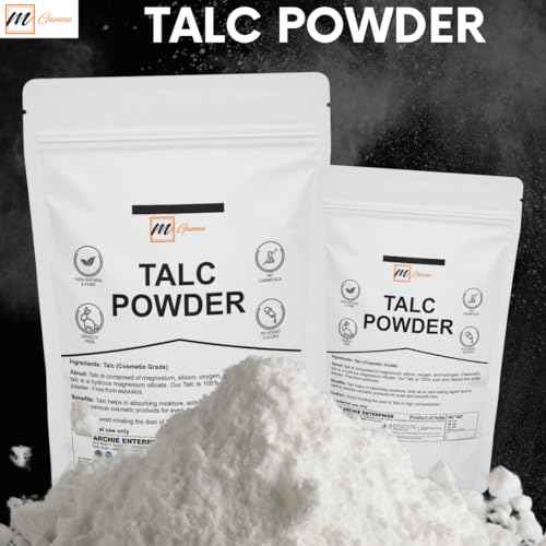 100% Natural Talc Powder for Facial Make-up, Cosmetic Formulations, and Other Industrial Application 1 LBS / 454 GMS