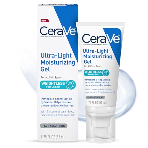 CeraVe Ultra-Light Moisturizing Gel | Oil-Free Face Hydrator