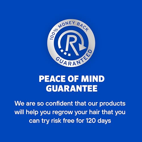 Men's Rogaine Extra Strength 5% Minoxidil Topical Solution for Hair Loss & Regrowth, Topical Treatment for Men, Unscented Minoxidil Follicle Booster Liquid, 1-Month Supply, 2 fl. oz