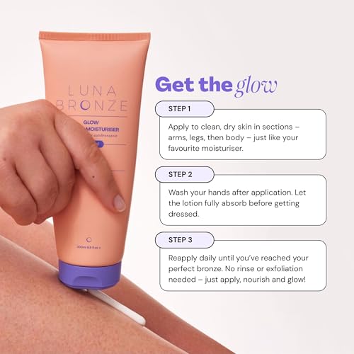 Luna Bronze Gradual Self Tanning Moisturizer Lotion 200ml