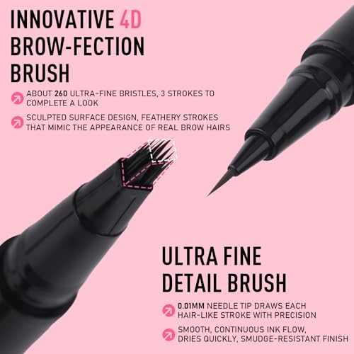 SUSIKEKI Dual Ended Microblading Eyebrow Pen - 2 in 1