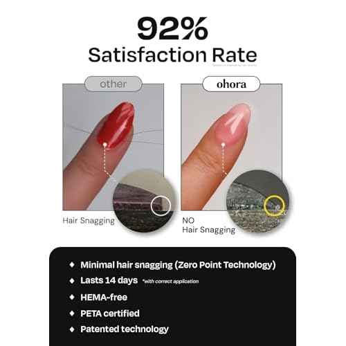 ohora Semi Cured Gel Nail Strips (N Wine Veil) - Works with Any Lamps, Salon-Quality, Long Lasting, Easy to Apply & Remove - Includes 2 Prep Pads, Nail File & Wooden Stick