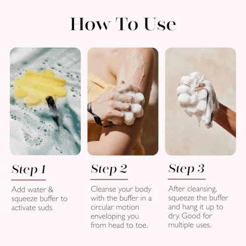 Spongellé Beach Grass Bath Sponge with Body Wash