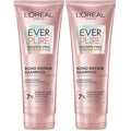 L'Oreal Paris Sulfate Free Bond Repair+ Shampoo,Hair Shampoo with Bond + Amino Acid Complex,Strengthens and Repairs Damaged or Color Treated Hair,EverPure,6.8 Fl Oz (Packaging May Vary),(Pack of 2)