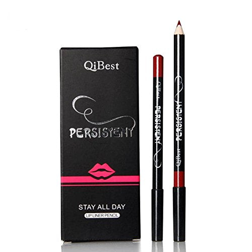 12 Color Lip Liner Pencil Set - Matte Waterproof