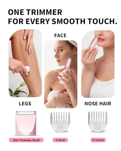 Ufree Bikini Trimmer Electric Razor for Women, Dual Head Rechargeable