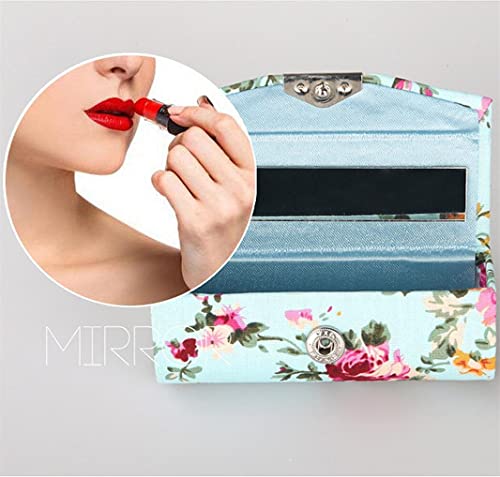 Lipstick Case Holder with Mirror | Travel Organizer