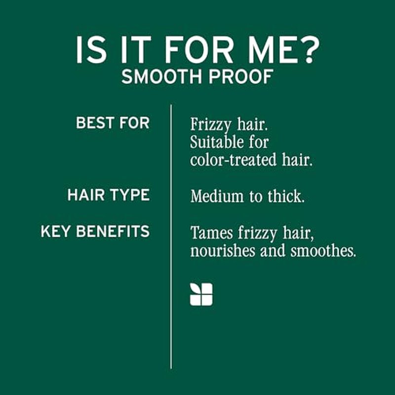 Biolage Smooth Proof Conditioner - Anti-Frizz & Hydrating, 8 Fl Oz