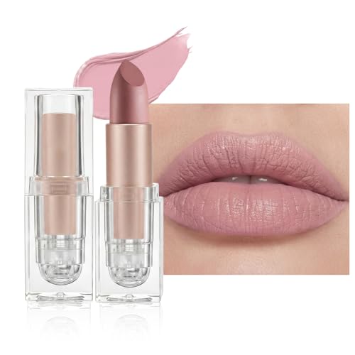 Pink Nude Hydrating Satin Lipstick with Vitamin E