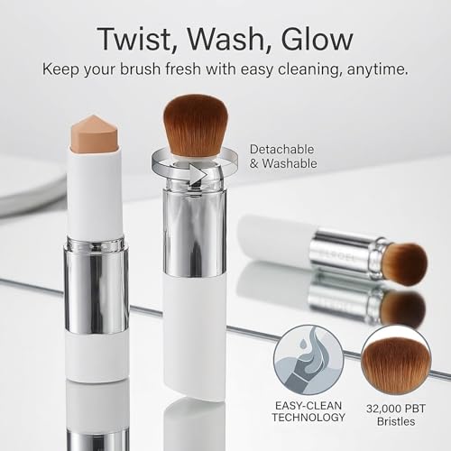Color Adapting Foundation Stick with Brush - Hydrating Balm