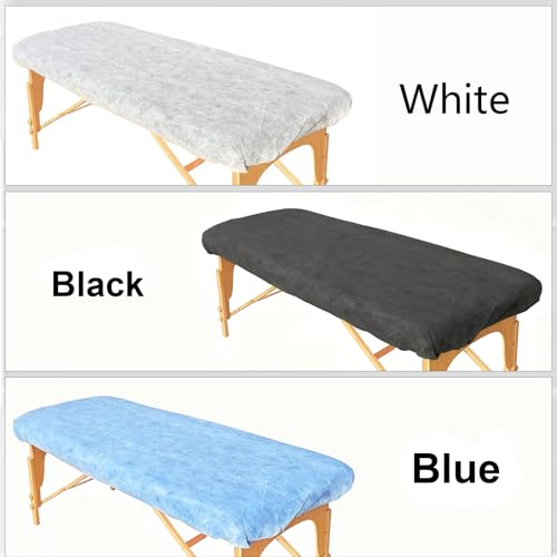 Disposable Fitted Massage Table Sheets 82x35 inch White (20-Pack)