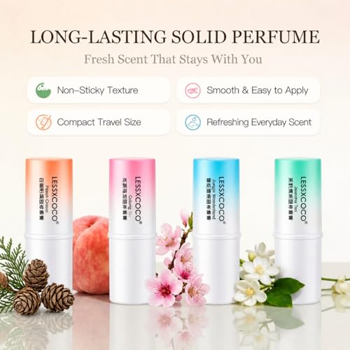 Ethereal Bloom Solid Perfume Balm - Vegan Floral Travel Scent Pack