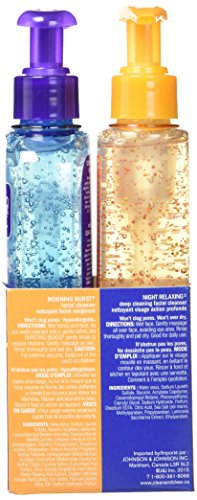 Clean & Clear morning burst/night relaxing day/night cleanser 2 pack