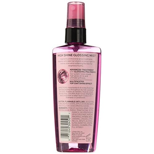 L'Or?al Paris Advanced Haircare Nutrigloss High Shine Glossing Mist, 3.4 fl. oz. (Packaging May Vary)