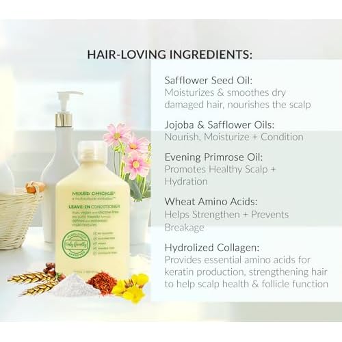 Mixed Chicks Curly Friendly Leave-in Conditioner, 10 fl. oz