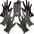 Bamboo Gloves for Eczema, Medium/Large, Women and Men, Dry Hands, Overnight Moisturizing Gloves, 3 Pairs