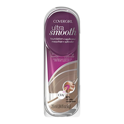 CoverGirl Ultrasmooth Foundation Plus Applicator, Soft Sable 875, 0.85 Fluid Ounce