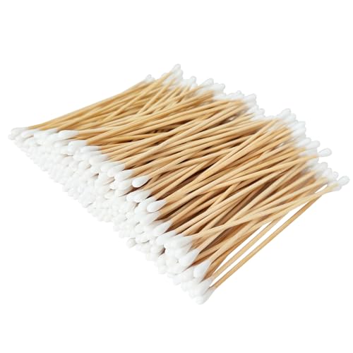 Gun Cleaning Swabs Dual-Tip 6 Inch Cotton with Bamboo