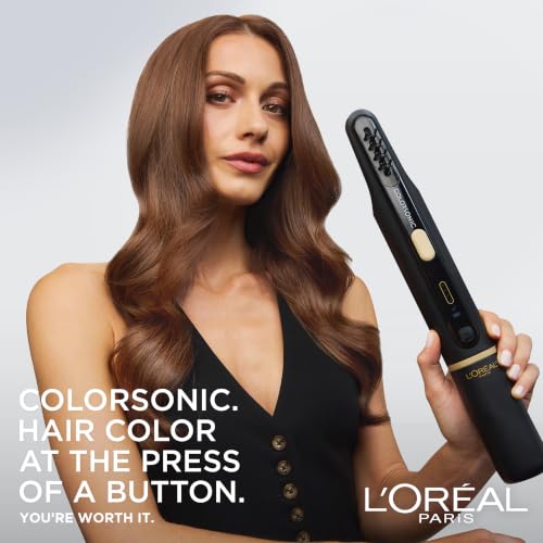 L'Oreal Paris Colorsonic Permanent Hair Dye Cartridge - Medium Natural Brown, 3 Uses