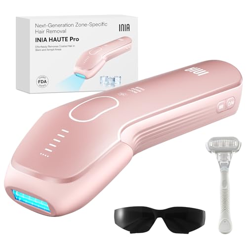 INIA HAUTE Pro IPL Hair Removal Device with Ice-Cooling Technology