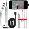 KOSIMAI Silver Blackhead Remover Tool with HD Camera & 30x Magnification