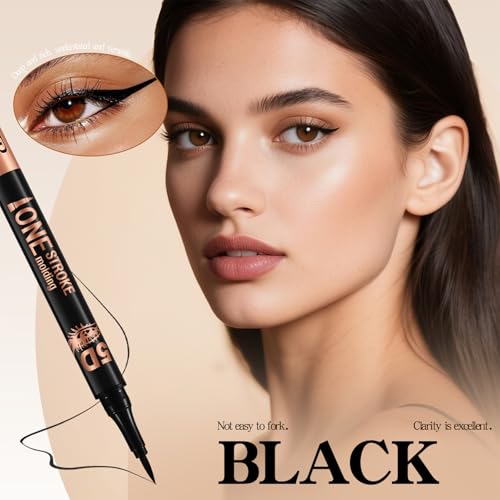 ADMD Waterproof Eyeliner Pen - Ultra Fine Tip, 24Hr Wear