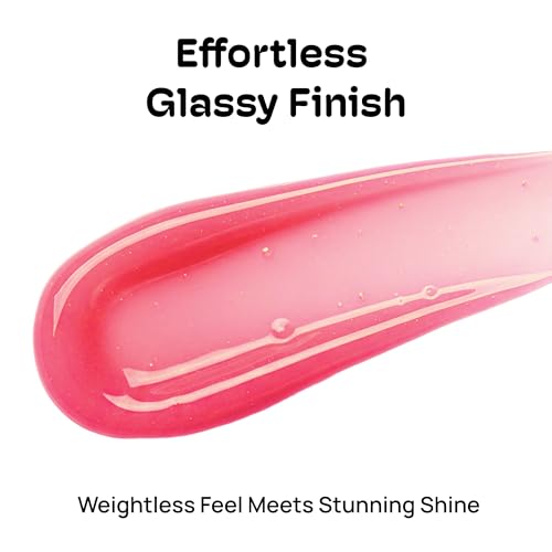 MIXIK Jelly Lip Gloss with Vitamin E & Nourishing Oils, Non-Sticky Hydrating
