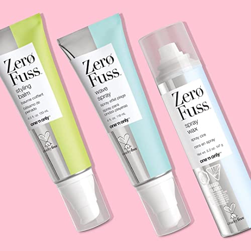 One 'N Only Zero Fuss Styling Balm, Lightweight with All Day Flexibility, For Hair Types, Enhances Natural Shape, Texture, Wave, and Curl, Adds Smoothness Shine, 4.5 Fl. Oz (Pack of 2)