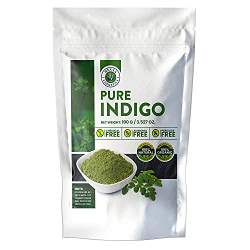 Organic Indigo Powder Natural Hair Dye - 100g Black