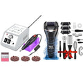 LAVAED Professional Electric Nail Drill Machine and Electric Callus Remover for Feet Waterproof Rechargeable Pedicure Kit