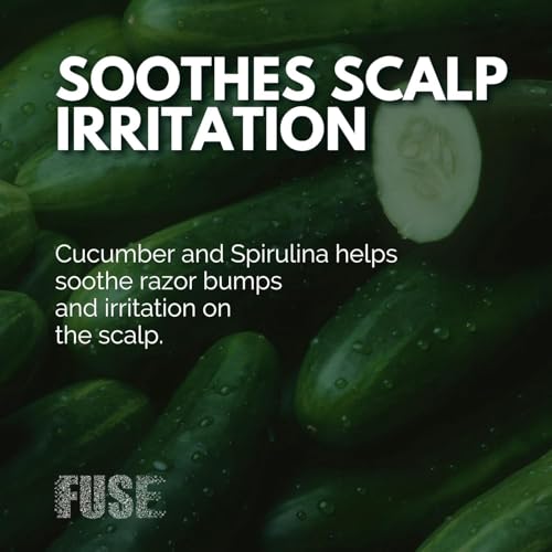 Fuse Sport Scalp Aftercare - Minimizes Oily Scalp - For Shaved scalps or Scalp Micropigmentation - Made in the USA-4oz (Pack of 2, Blue)