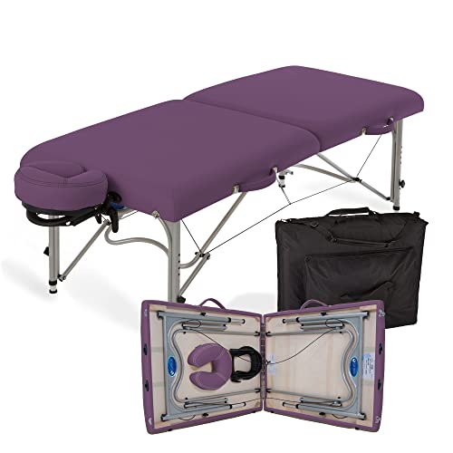 EarthLite Amethyst Portable Massage Table 30" Wide Ultra Lightweight with Aluminum Frame