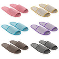 Maeline Spa Slippers, Non Slip Disposable Wholesale Bulk Hotel Slippers for Guests, Multi Color Reusable House Slippers, Indoor, Bathroom, Bedroom, Travel Slippers for Women, Men, Unisex