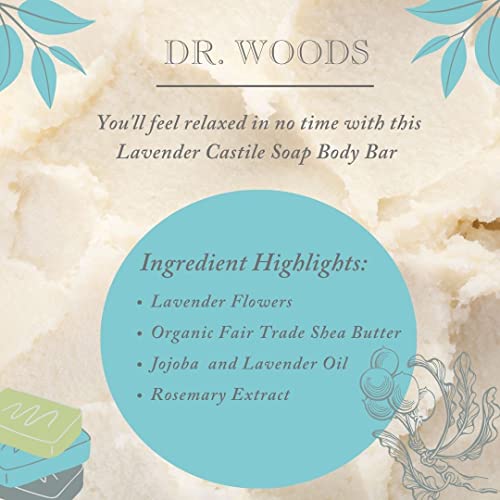 Dr Woods Bar Soap Unscntd Bby Mld, 5.25 oz