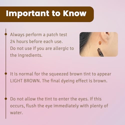 Lomansa Eyebrow Tint Kit Brown - 4 Week Color