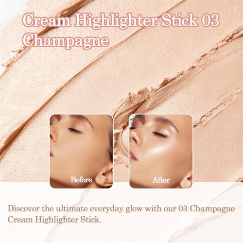 OZ LAB Rise and Shine Highlighter Stick Champagne Gold 8g