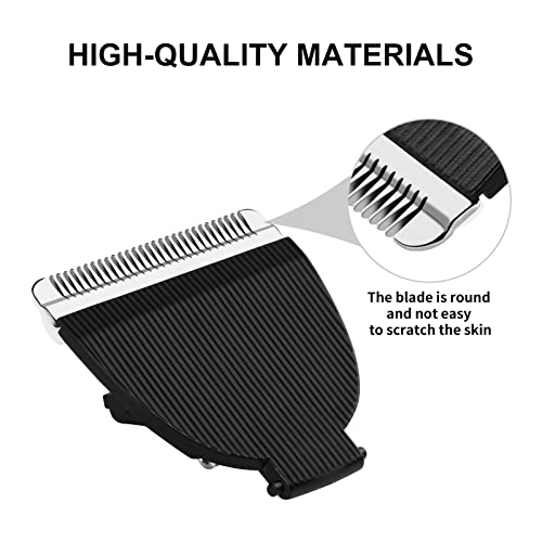 2 Pack Replacement Blades for Meridian Trimmer, Hygienic Ceramic Replacement Blades Compatible with Meridian Body Trimmer, Black